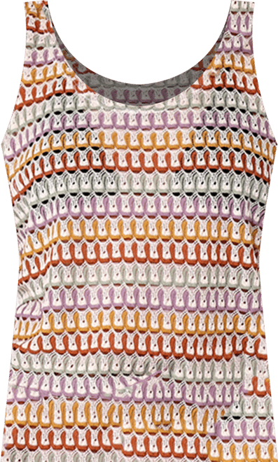 Women's Sleeveless Scoop Neck Tunic Tank Top