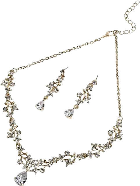 Glamorous Jewel Jewellery Set