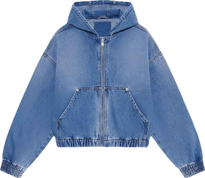 Women's Hooded Long-Sleeve Bomber Jacket