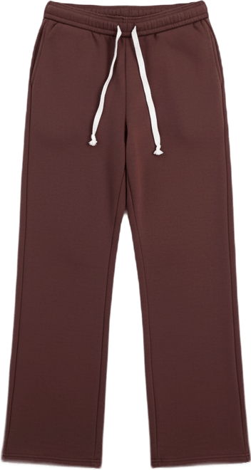 Juniors' High-Rise Fold-Over-Waist Fleece Pants