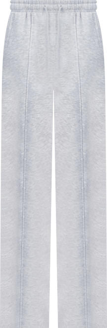 Juniors' Tie-Waist Straight-Leg Fleece Pants