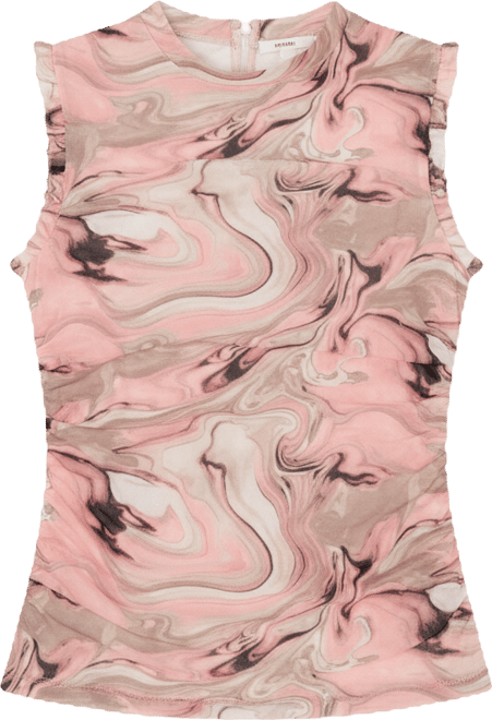 Women's Marble Mesh Sleeveless Tank, Macy's Exclusive
