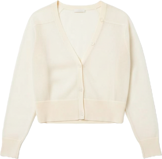 Women's Saddle-Shoulder Cropped Cardigan