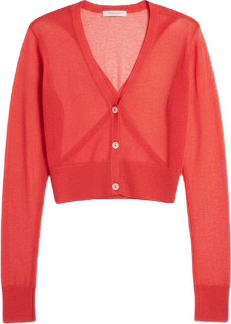 Women's Saddle-Shoulder Cropped Cardigan