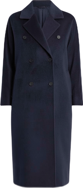 Women's Cashmere Double Breasted Long Coat