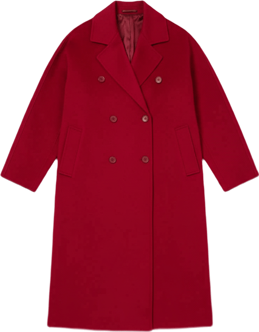 Women's Cashmere Double Breasted Long Coat