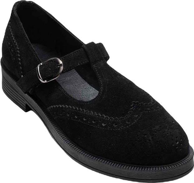 Women Janney Leather Strap Loafers