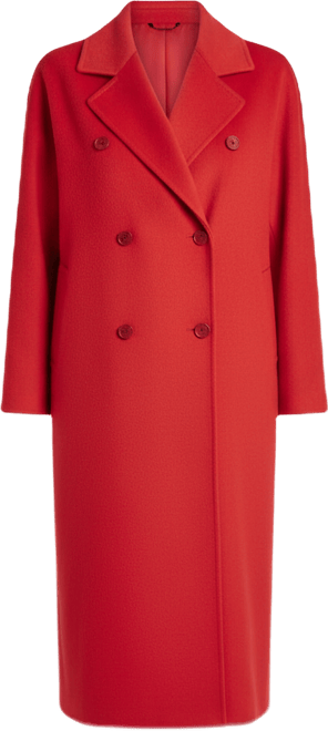 Women's Cashmere Double Breasted Long Coat