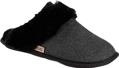 Women's Angled Sparkle Scuff Slipper