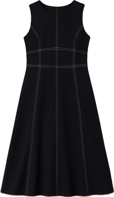 Petite Sleeveless Midi Dress