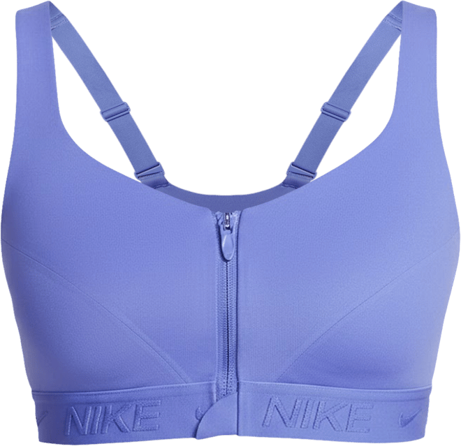 나이키 인디 하이 서포트 여성 패드 지퍼 프런트 스포츠 브라