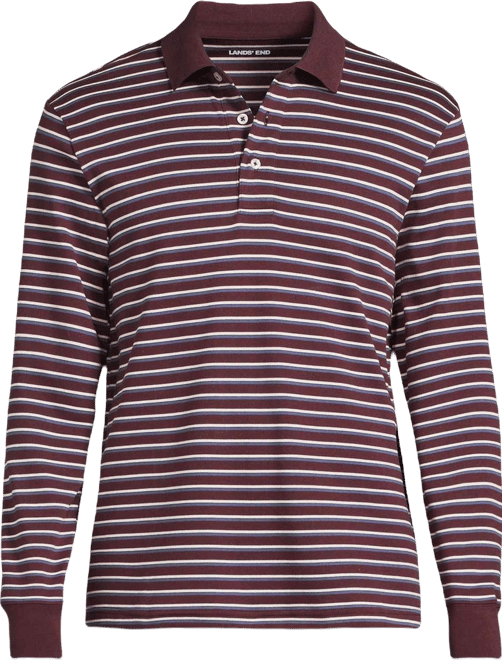 Big & Tall Long Sleeve Cotton Supima Polo Shirt