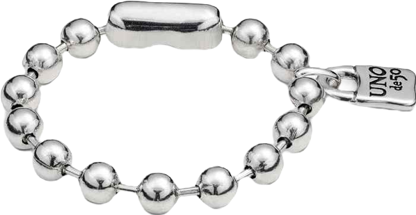 Sterling Silver and 18k Gold Padlock Charm Bracelet