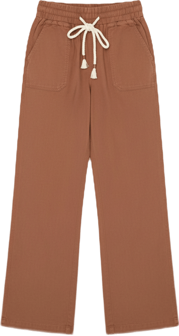 Women's Paddle On Solid Print Pants