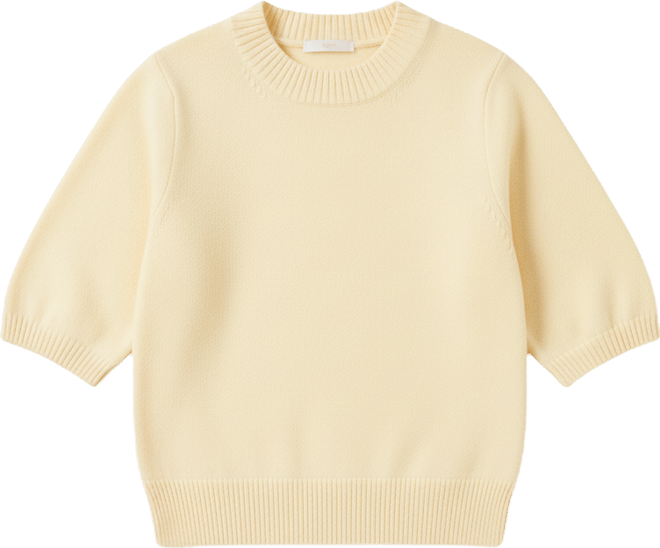 Women's Short-Sleeve Crewneck Sweater