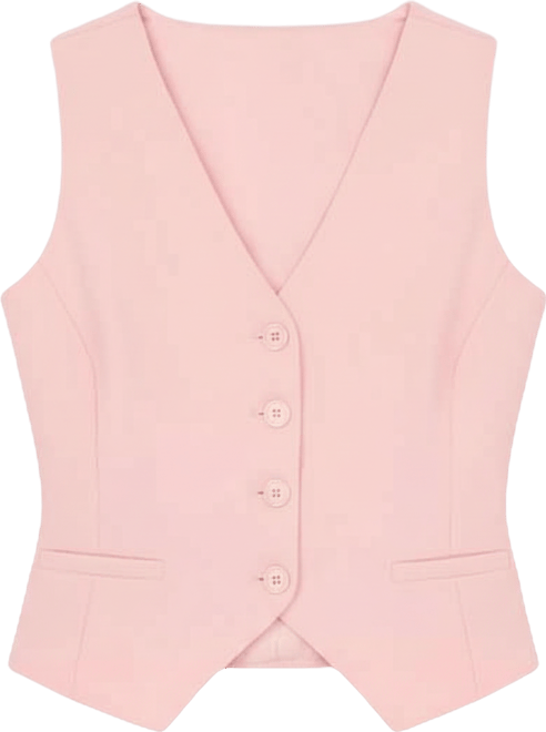 Women's Sleeveless Welt Pocket Vest