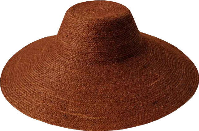 Riri Straw Hat in Burnt Sienna