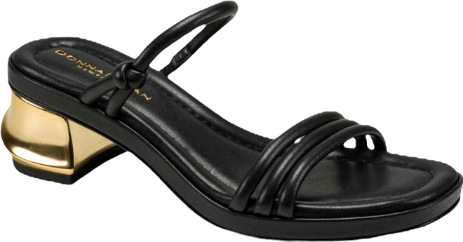 Women's Tafeta Multi Band Heeled Sandals