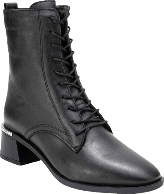 Avia Leather Block Heel Boot (Women)