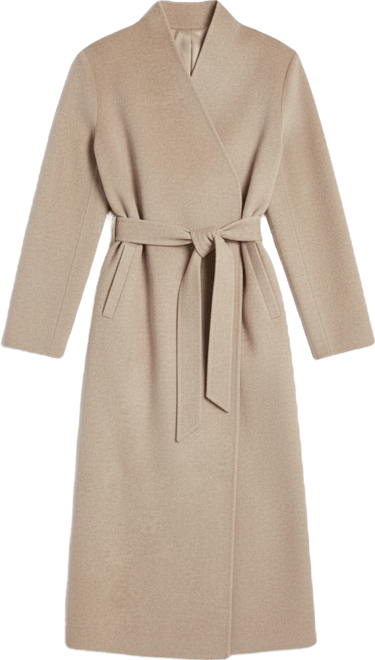 Women's Cashmere Belted Long Coat