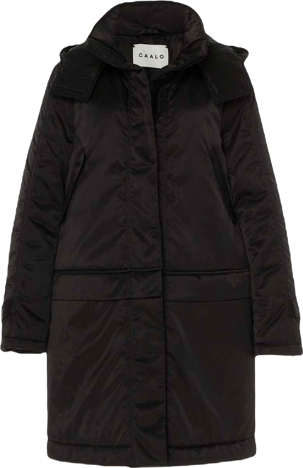 Women's Convertiable satin down coat