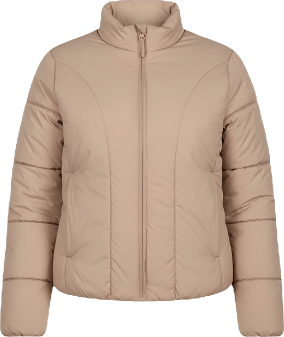 Women's down jacket with synthetic filling