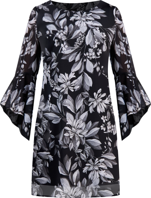 Petite Chiffon Sheath Dress