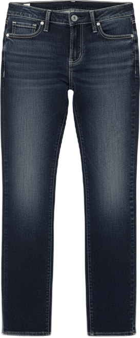 Women's Elyse Mid Rise Comfort Fit Straight Jeans