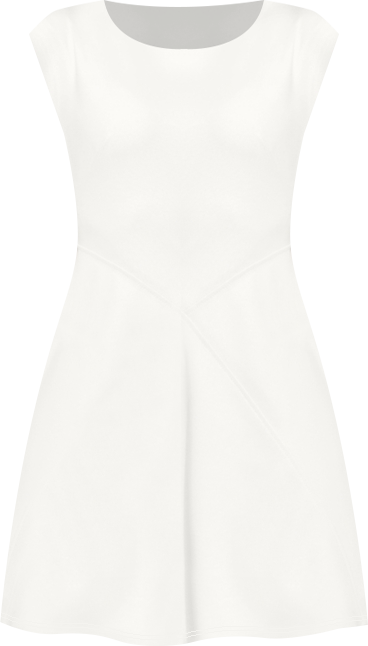 Women's Crewneck Short-Sleeve Dress