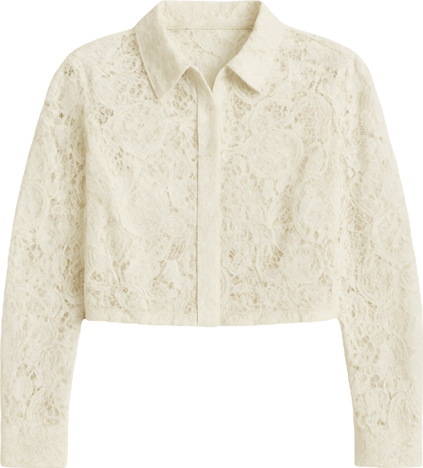 Women's Long-Sleeve Imani Lace Top