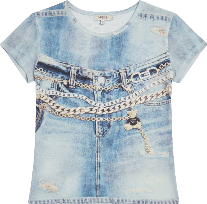 Women's Short-Sleeve Denim Sub R5 Top