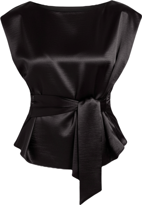 Women's Sleeveless Mara Satin Top