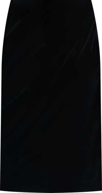 Plus Size Back Slit Pencil Skirt