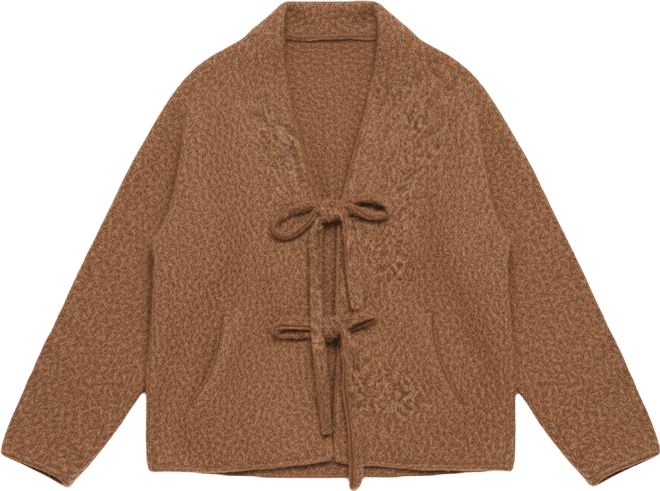 Women's Kimmy Bow Oversized Cardigan