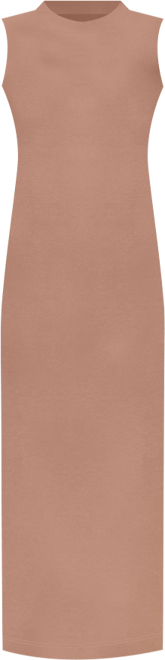 Women's Shapewear Modal Cutaway Mock Neck Slimming Maxi Dress