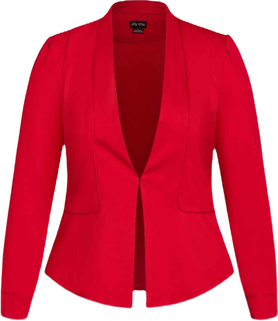 Plus Size Piping Praise Jacket