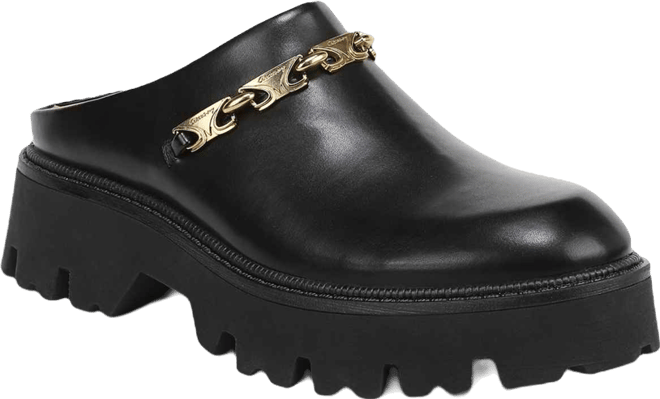 Women's Pattie Chained Slip-On Lug-Sole Clogs