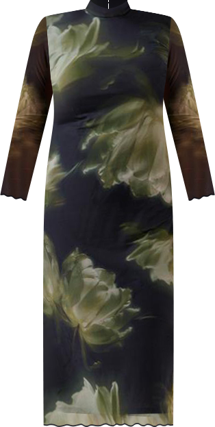 Women's Peace Lily Mesh Dress