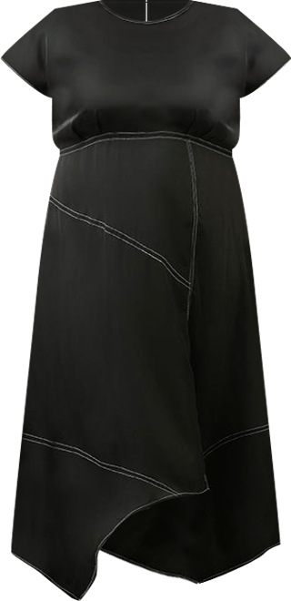 Plus Size Josephine Contrast Stitch Dress