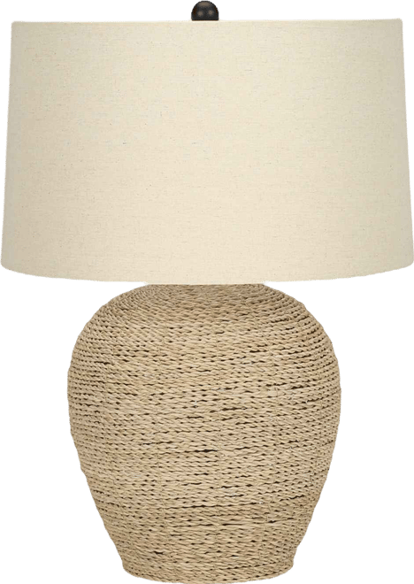 Lighting 25" Rattan Table Lamp