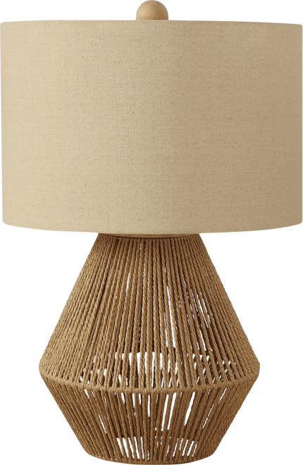 Lighting 22" Linen Table Lamp