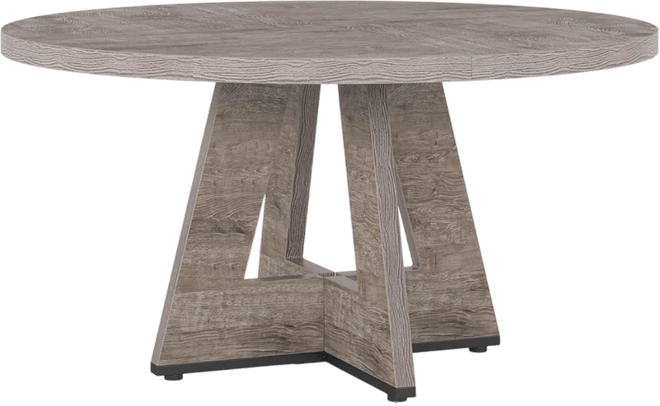 Round Dining Table for 4, 47 Inch Wide