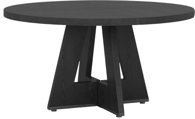 Round Dining Table for 4, 47 Inch Wide