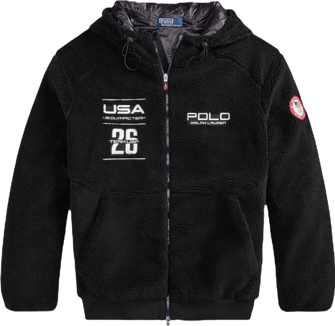 Men's Team Usa Pile Fleece Full-Zip Hoodie