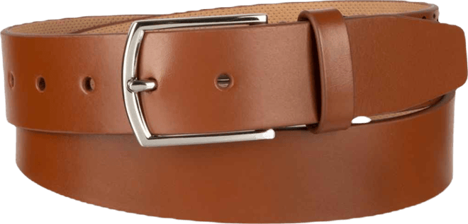 Men's Washington Perforated Casual Leather Belt