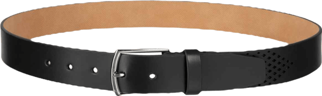 Men's Washington Perforated Casual Leather Belt