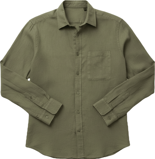 Men's Pocket Linen Shirt