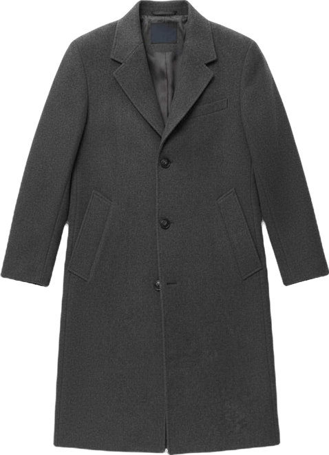Men's Long Wool Coat