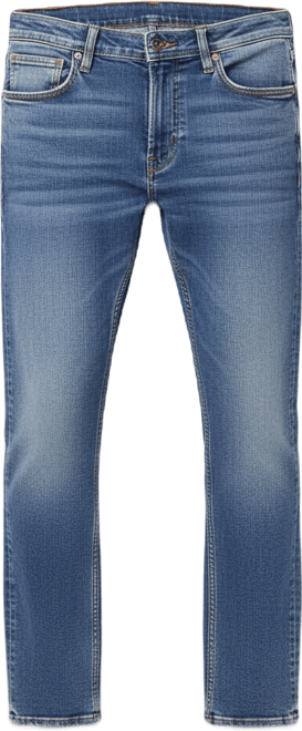 Men's Jan Slim-Fit Faded Dark-Wash Jeans