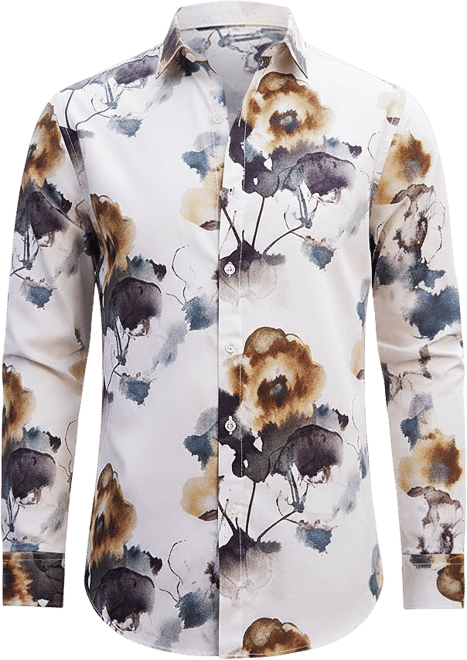 Men's Off-White Earthy Splotch Shirt